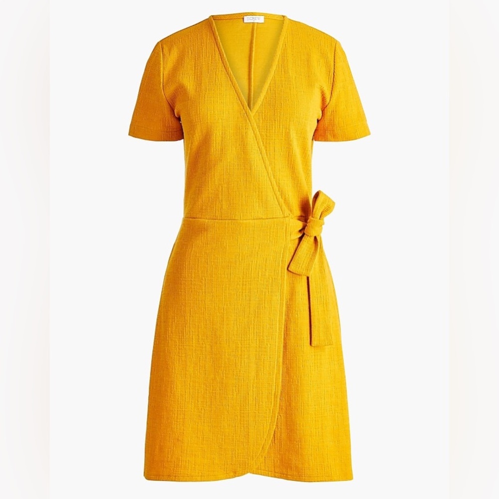 J.Crew Textured Knit Wrap Dress